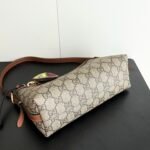 Gucci Gg Emblem Medium Shoulder Bag Beige And Dark Brown 22Cm 847449 Fad6L 9758 - Image 8