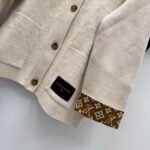 Louis Vuitton Double Face Cardigan Beige 1Ahxw0 - Image 3