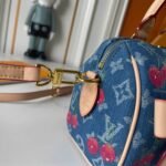 Louis Vuitton X Takashi Murakami Speedy Bandoulière 20 Monogram Denim Blue 20Cm - Image 4