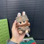 Gift Set: Gucci Neo Vintage Belt Bag With Labubu Accessories And Gg Jacquard Wool And Silk Blend Scarf - Image 4