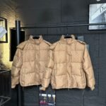 Louis Vuitton Monogram Puffer Jacket Beige 1Aiozf - Image 3
