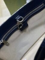 Gucci Tote Bag With Interlocking G Beige And Blue 31Cm 659983 K9Gsn 4075 - Image 4