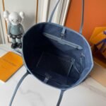 Louis Vuitton Neverfull MM Bag Monogram Denim Blue 32Cm - Image 6