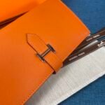 Hermes Bearn Wallet Orange 17Cm H039785Ck93 - Image 4