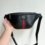 Gucci Ophidia Small Belt Bag Black 30Cm ‎839106 Aae1B 1043 - Image 8