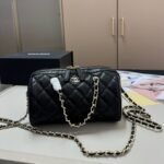 Chanel Bowling Bag Black 19Cm AS1897 B03795 94305 - Image 2