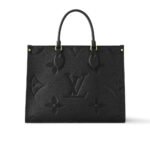 Louis Vuitton Onthego MM Monogram Empreinte Black 35Cm M45595
