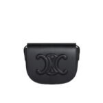 Celine Folco Cuir Triomphe In Smooth Black 18Cm 198263Du3 38No