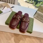 Gucci Women’S Mule With Horsebit Brown 771096 Aacai 2208 - Image 4