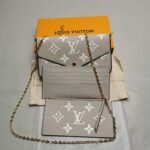 Louis Vuitton Félicie Pochette Monogram Grey 21Cm M82610 - Image 5