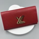Louis Vuitton Coquelicot Epi Leather Twist Wallet Red 19Cm - Image 3