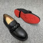 Christian Louboutin Urbino Moc Braid Black 1240909Bk01 - Image 7