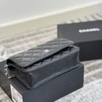 Chanel Classic Wallet On Chain Silver Black 19Cm Ap0250 Y01480 C3906 - Image 6