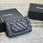 Chanel Classic Wallet On Chain Silver Black 19Cm Ap0250 Y01480 C3906 - Image 5