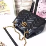 Gucci Gg Marmont Shoulder Bag Black 32Cm 453569 Drw1T 1000 - Image 5