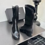 Chanel Métiers Dart High Boots Black G46591 B21102 94305 - Image 8