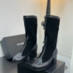 Chanel Métiers Dart High Boots Black G46591 B21102 94305 - Image 7