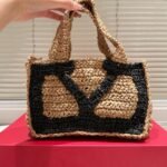 Valentino Garavani Viva Superstar Small Shopping Bag In Raffia Beige 25Cm 7W2B0S12Qet Ex9 - Image 2