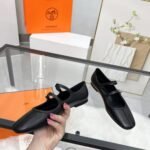Hermes Lilia Ballet Flat Black H252044Z 02350 - Image 6