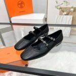 Hermes Lilia Ballet Flat Black H252044Z 02350 - Image 5