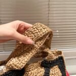 Valentino Garavani Viva Superstar Small Shopping Bag In Raffia Beige 25Cm 7W2B0S12Qet Ex9 - Image 4