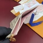 Louis Vuitton Lisa Wallet Damier Azur 11Cm N00133 - Image 5