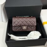 Chanel Classic Mini Bag With Hook Dark Brown 12Cm Ap4760 B21221 U1115 - Image 2