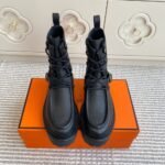 Hermes Land Ankle Boot Black H252104Z 02350 - Image 4