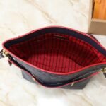 Louis Vuitton Melie Marine Monogram Leather Navy Blue 42Cm M44012 - Image 9