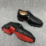 Christian Louboutin Our Pabelito Leather Derby Black 3240499 Bk01 - Image 9