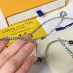 Louis Vuitton Lv Spike Charms Necklace Silver M01717 - Image 6