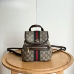 Gucci Ophidia Small Backpack Beige And Dark Brown 20Cm 836854 Fae0J 9867 - Image 2