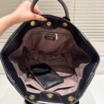 Chanel Small Shopping Bag Gold Tone Metal Black 33Cm As3257 B13839 94305 - Image 9