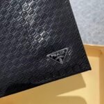 Prada Wallet With Triangle Logo Black 12Cm - Image 6