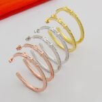 Hermes Etriviere Dangle Earrings White Gold H124505B 00 - Image 3