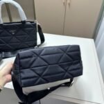 Prada Re Nylon Padded Tote Bag Black 23Cm 1Bg373 Rdjn F0002 O1O - Image 4