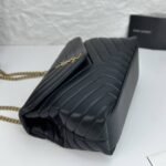 Saint Laurent Loulou Large In Matelassé Black 32Cm 803541Aaeax1000 - Image 5