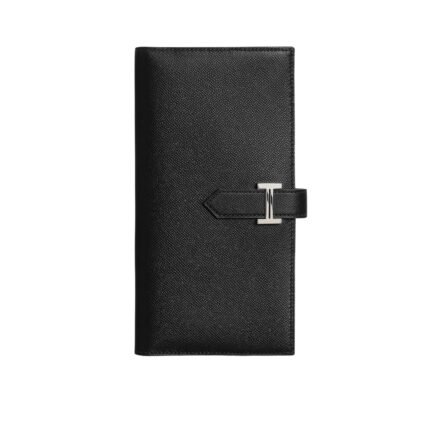 Hermes Bearn Wallet Black 17Cm H084871Ck89