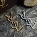 Saint Laurent Ysl Brooch Silver - Image 5