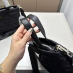 Prada Re Nylon Padded Tote Bag Black 23Cm 1Bg373 Rdjn F0002 O1O - Image 9