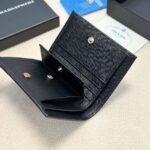 Prada Bifold Saffiano Leather Wallet Black 11Cm - Image 8
