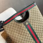 Gucci Giglio Large Tote Bag Beige And Brown GG Canvas 36Cm 865452 FAFZE 9871 - Image 5