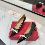 Valentino Bepointy Pump In Patent Leather Black 6W2S0Lq0Dal 790 - Image 5