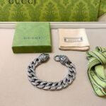 Gucci Snake Bracelet Silver - Image 2