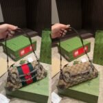 Gucci Horsebit Chain Small Shoulder Bag Beige 27Cm 764339 Facm2 8747 - Image 6