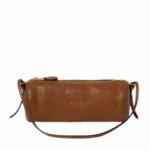Miumiu Nappa Leather Pouch Oak 22Cm 5Ne851 Aefx F0316