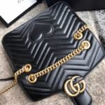 Gucci Marmont Matelassé Mini Bag 446744 Dtdit 1000 - Image 3