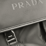 Prada Nylon Messenger Bag Black - Image 5