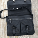 Prada Nylon Messenger Bag Black - Image 6