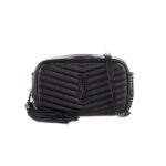 Saint Laurent Lou Camera Bag In Quilted Leather Black 18Cm
